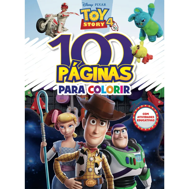 Livro Infantil - Disney Pixar - Toy Story 4 - Para Colorir - Catavento