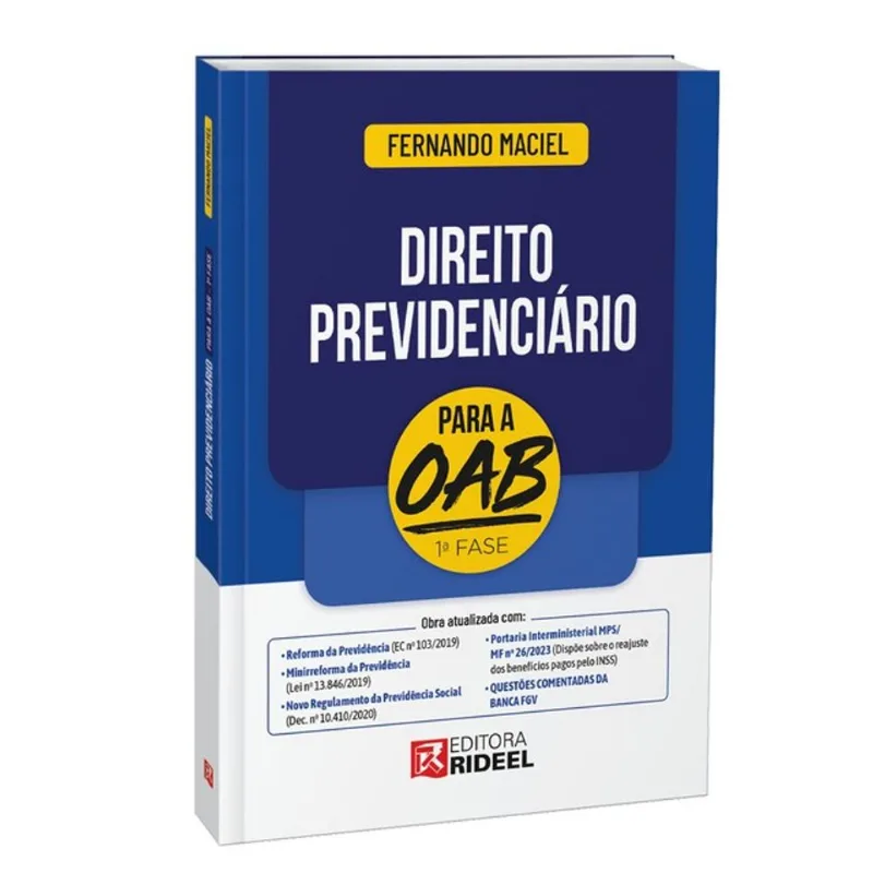 DIREITO PREVIDENCIÁRIO PARA A OAB 1ª FASE