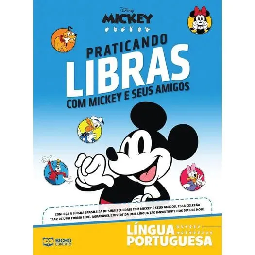 Praticando Libras Com Mickey E Seus Amigos - Lingua Portuguesa - LC - Livros