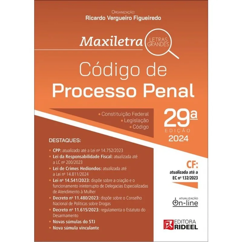 CÓDIGO DE PROCESSO PENAL - 2024