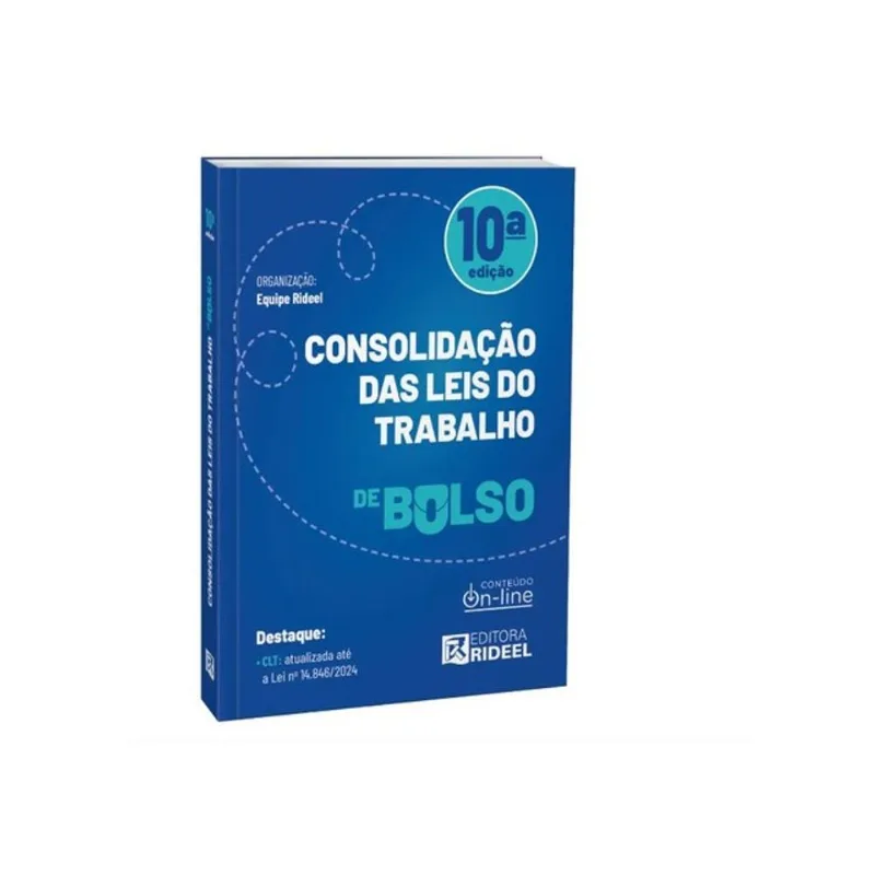 CONSOLIDAÇÃO DAS LEIS DO TRABALHO - CLT DE BOLSO - 2025