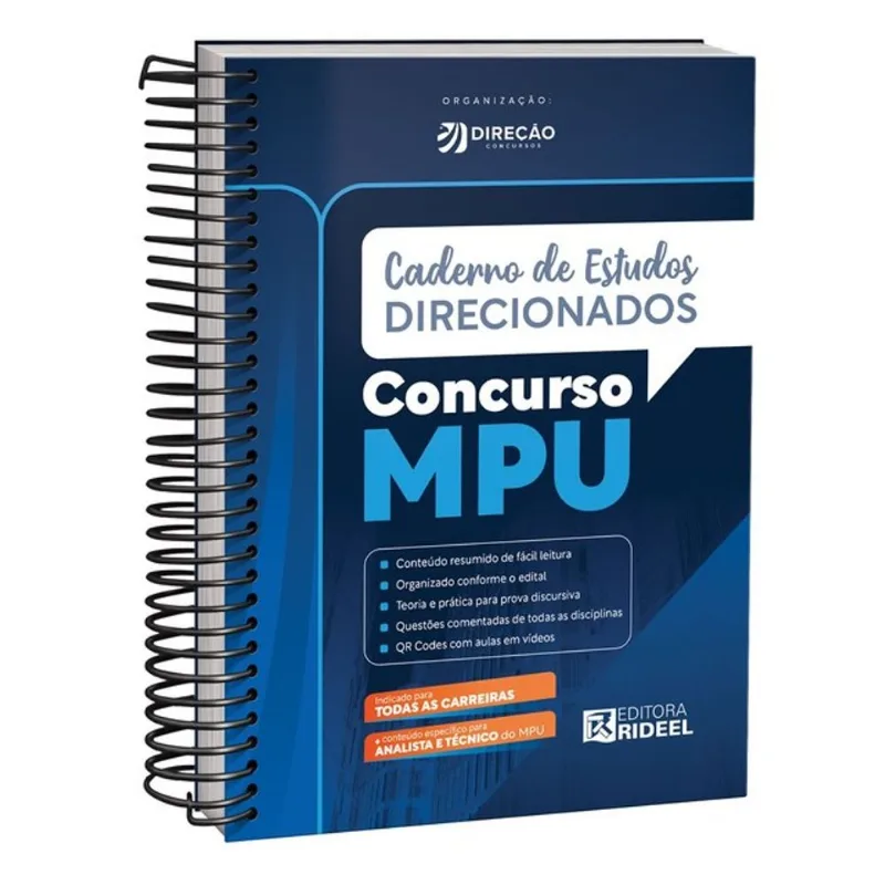 CADERNO DE ESTUDOS DIRECIONADOS - CONCURSO MPU