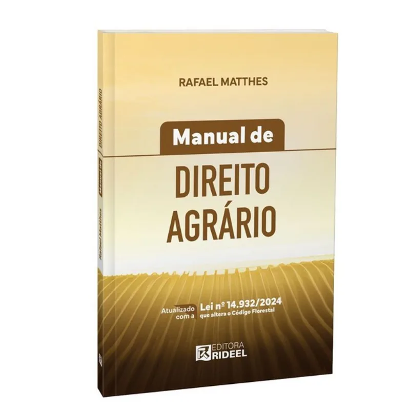 MANUAL DE DIREITO AGRÁRIO