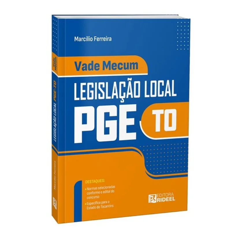 VADE MECUM LEGISLAÇÃO LOCAL PGE-TO (TOCANTINS)