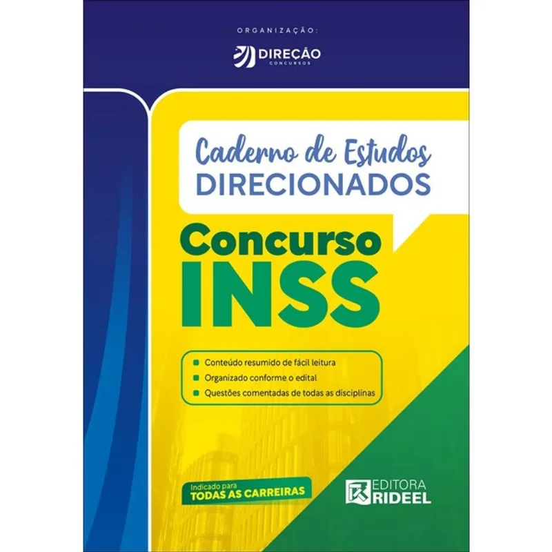 CADERNO DE ESTUDOS DIRECIONADOS – CONCURSO INSS