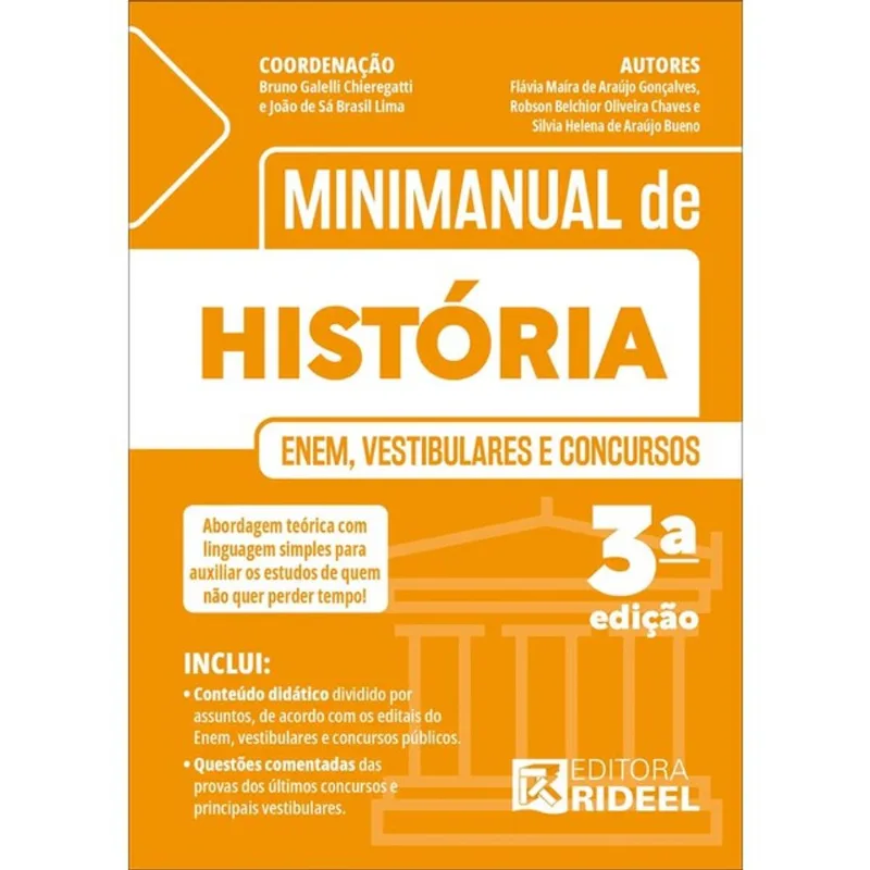 MINIMANUAL DE HISTÓRIA - ENEM, VESTIBULARES E CONCURSOS - 2025