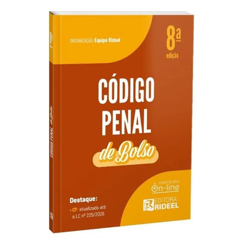 CÓDIGO PENAL - CP DE BOLSO - 2026 RIDEEL