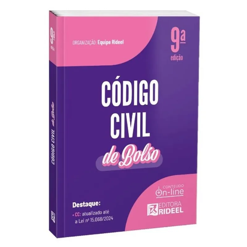 CÓDIGO CIVIL - CC DE BOLSO - 2026 RIDEEL