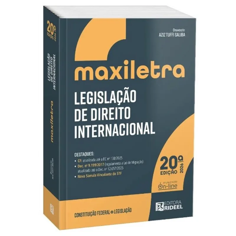 LEGISLAÇÃO DE DIREITO INTERNACIONAL - MAXILETRA 2026