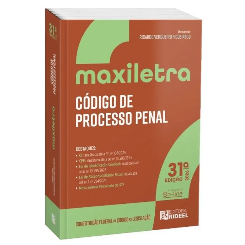 CÓDIGO DE PROCESSO PENAL - CPP - MAXILETRA 2026