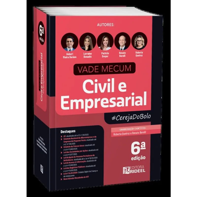 VADE MECUM CIVIL E EMPRESARIAL #CEREJADOBOLO - 2ª FASE DA OAB – EXAME 45
