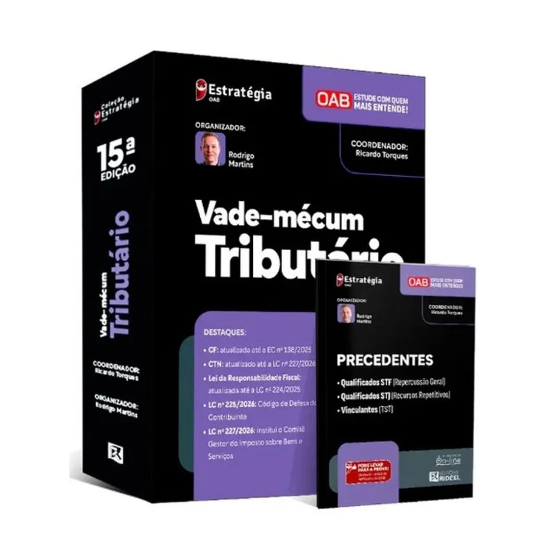 VADE-MÉCUM TRIBUTÁRIO - 2ª FASE DA OAB – EXAME 46