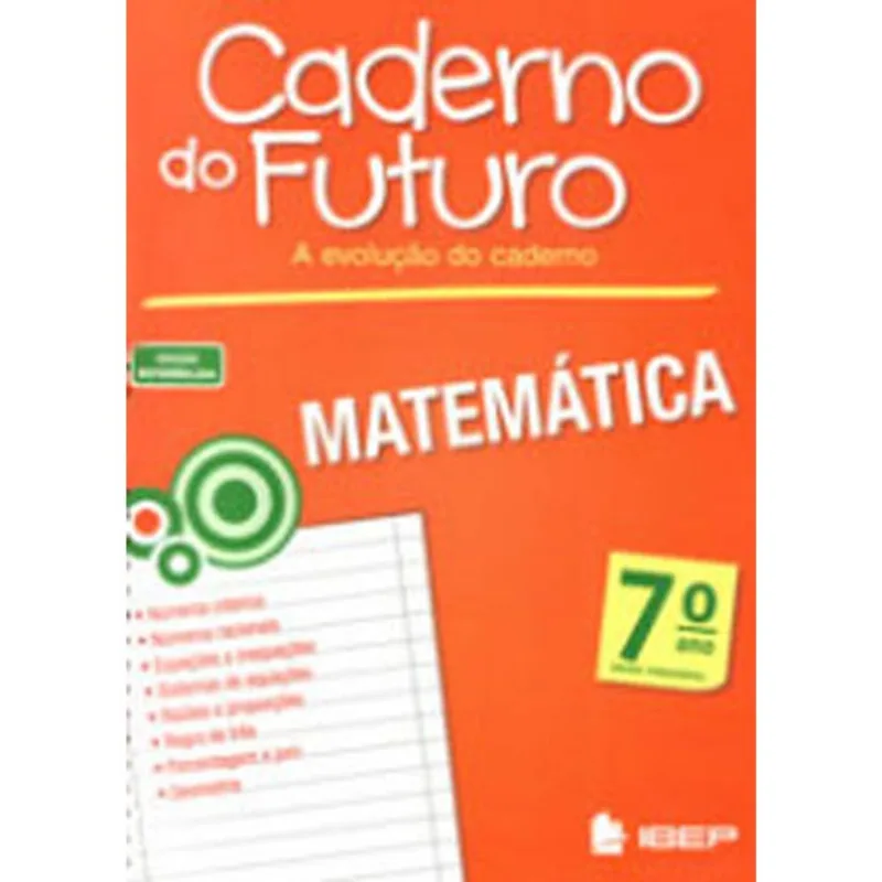 CADERNO DO FUTURO MATEMÁTICA 7º ANO