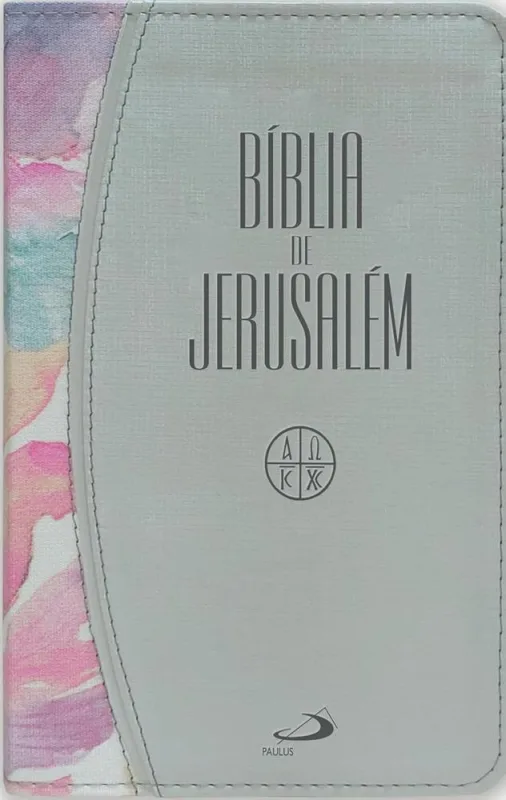 Bíblia De Jerusalém - Média - Zíper - Cinza - LC - Livros