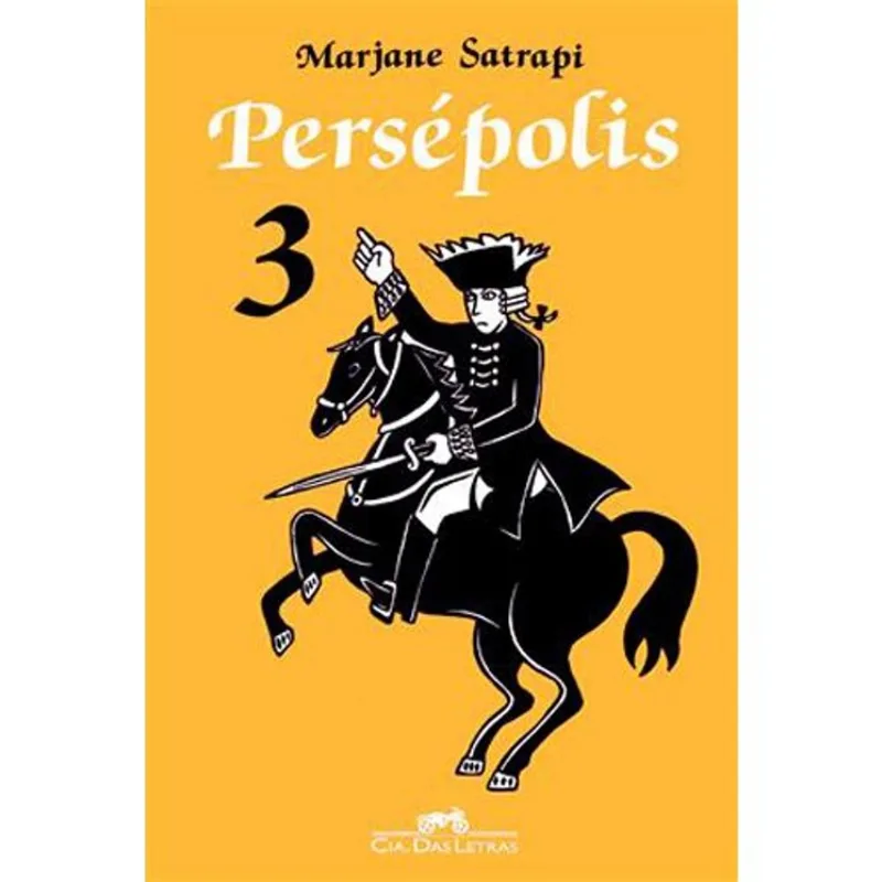 Livro Persépolis, 3 Quadrinhos Na Cia (MP)