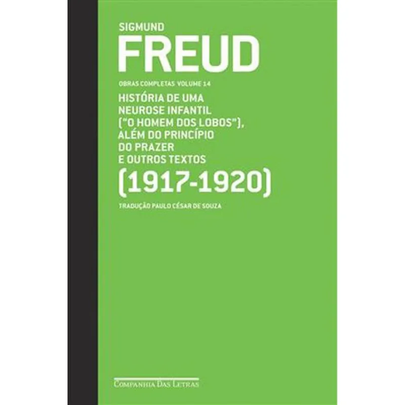 Livro Freud (1917-1920) Obras Completas Volume 14 Companhia Das Letras (MP)