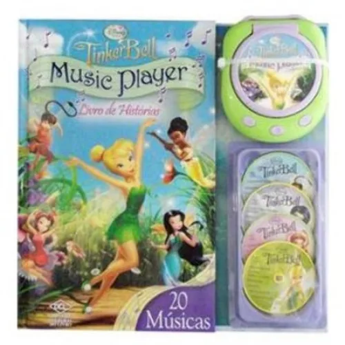 Tinker Bell Music Player Livro De Histórias Disney Fadas Disney Enterprises Inc - DISNEY - Livros