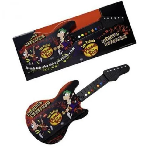 GUITARRA INFANTIL PHINEAS E FERB SONS RADICAIS DISNEY 2873437 - DISNEY