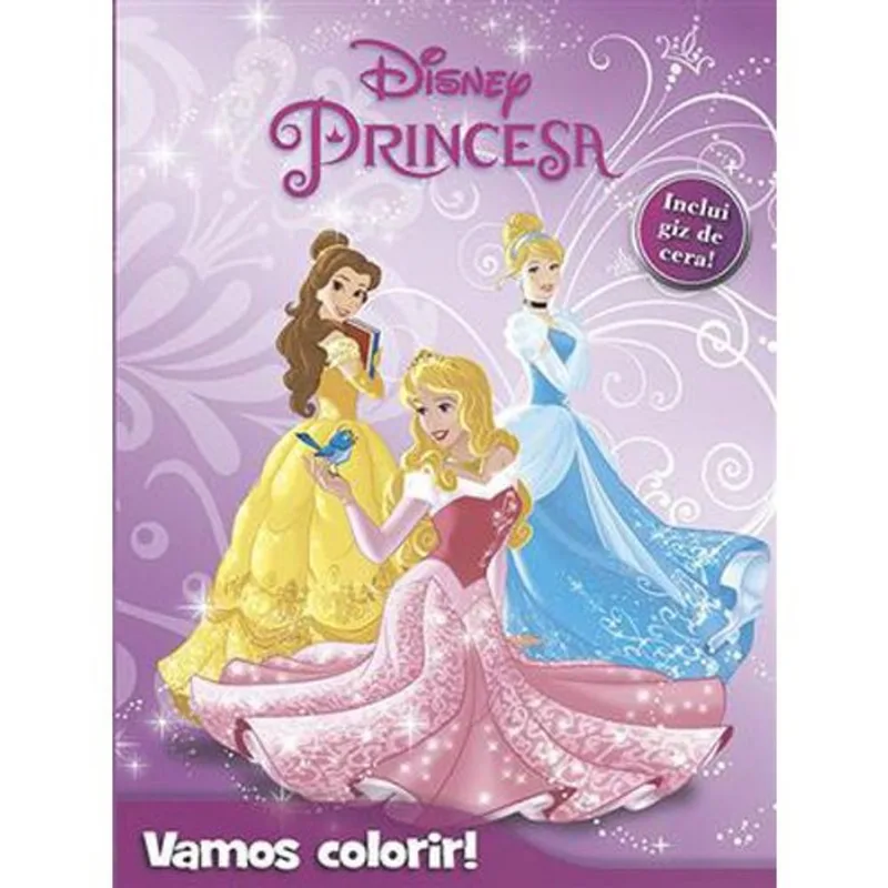 Livro Disney Vamos Colorir Princesas DCL (MP)