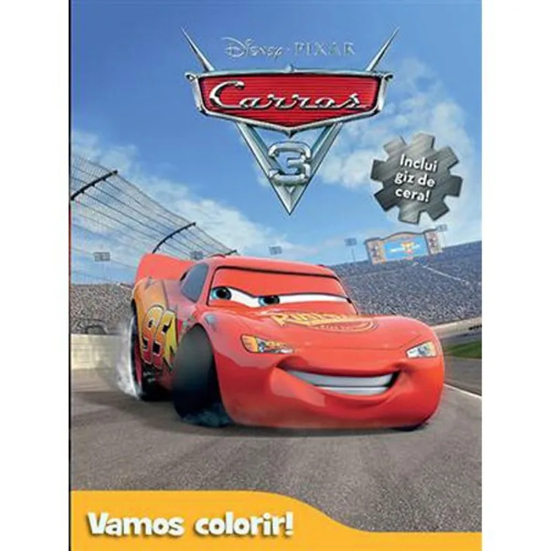 Livro Disney Vamos Colorir Carros 3 DCL (MP)