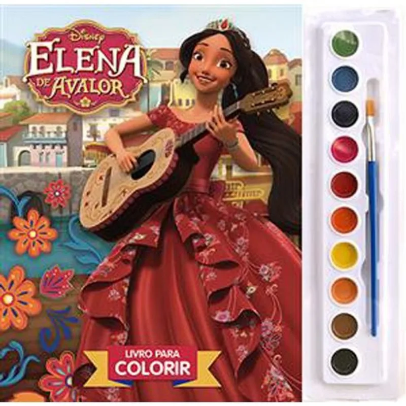 Livro Disney Aquarela Elena De Avalor DCL (MP)