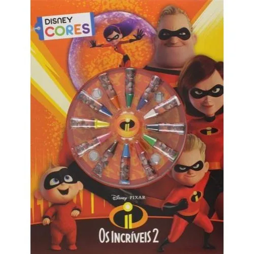 Revista Disney Cores Os Incriveis 2 - DISNEY - Livros