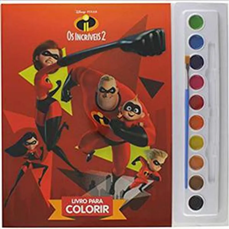 Livro Aquarela Os Incriveis 2 DCL (MP)