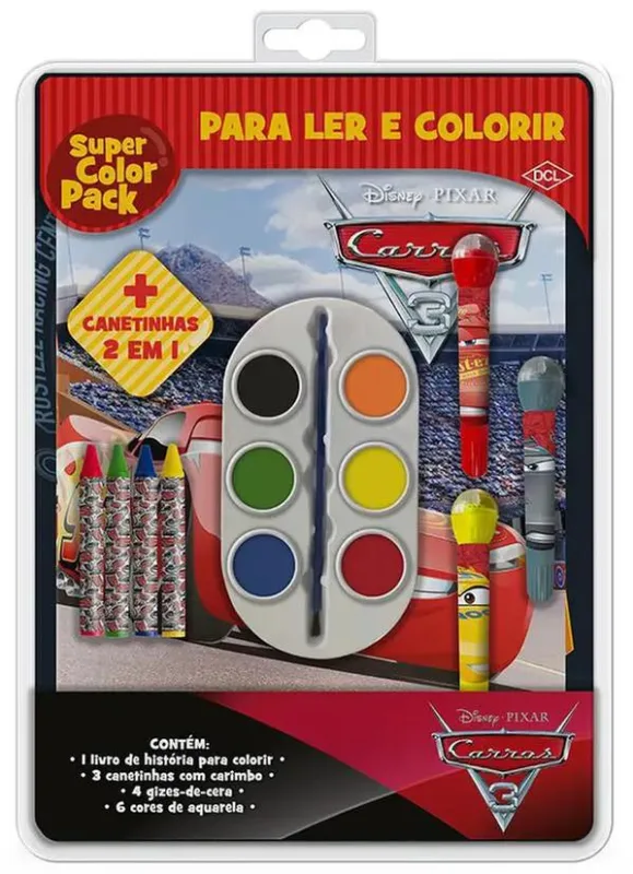 Super Color Pack - Carros 3 - LC - Livros