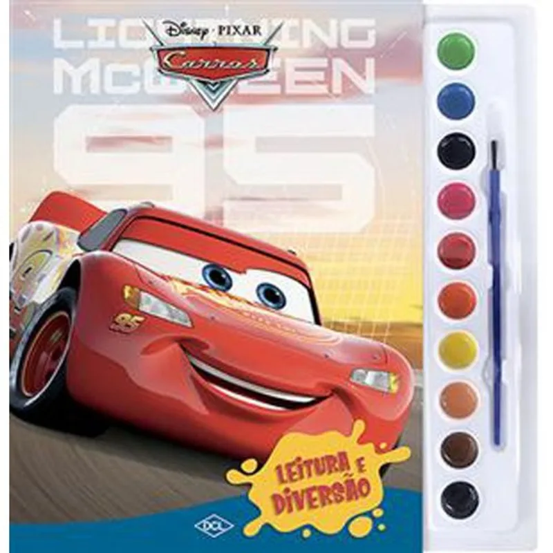 Livro Disney Aquarela Carros 3 DCL (MP)