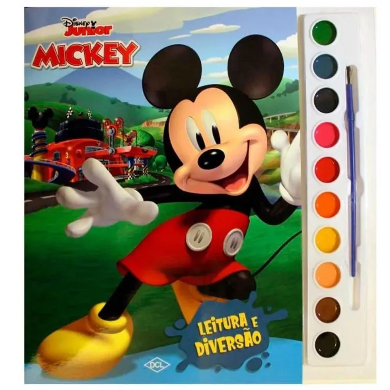 Mickey Aquarela Leitura E Diversão Disney - DCL D2504