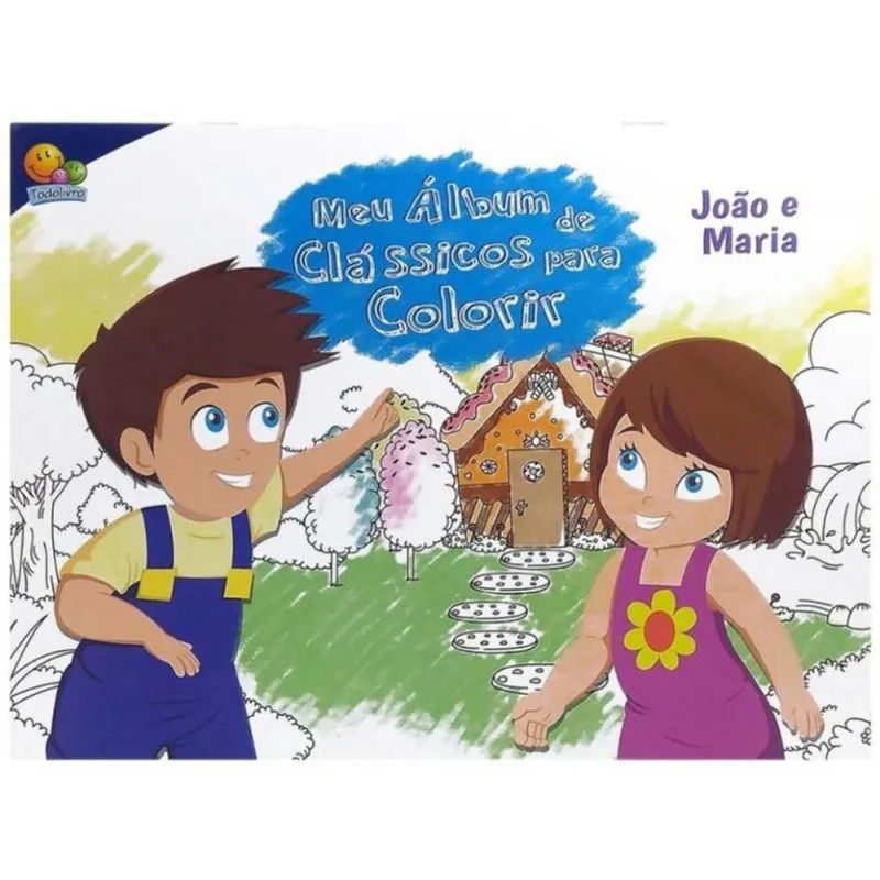 Meu album de classicos para colorir joao E maria
