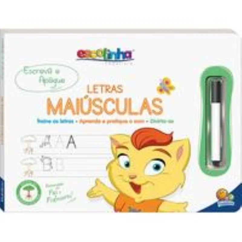 Escolinha Escreva E Apague Ii: Letras Maiúsculas
