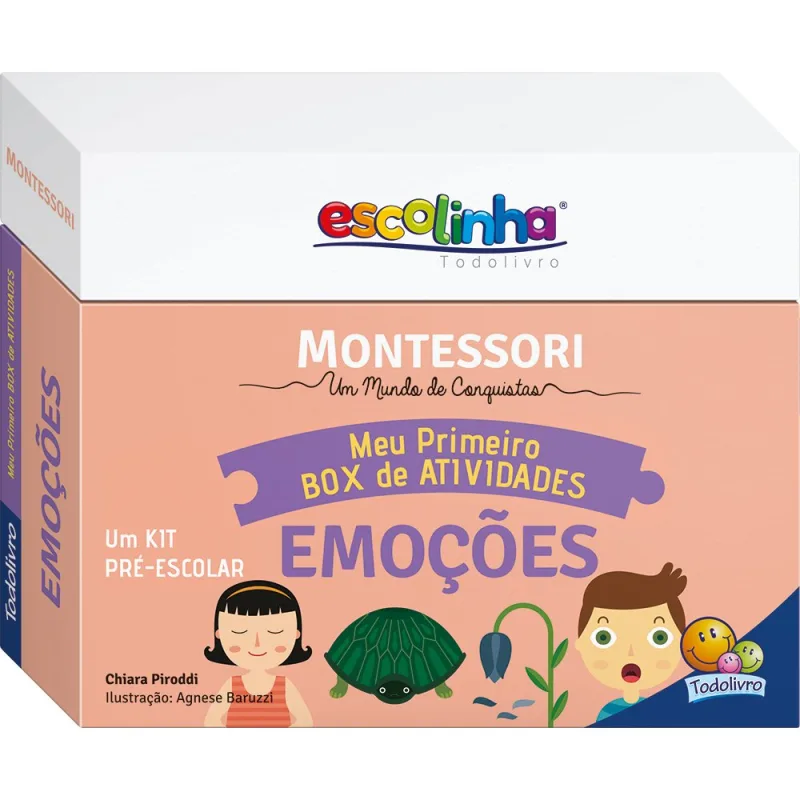 Escolinha Montessori - Meu Primeiro Box De Atividades - Emoções - LC