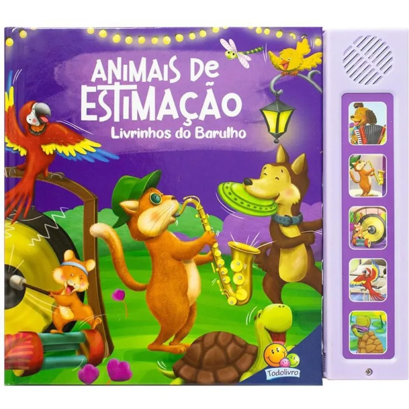 Livro Sonoro Animais de Estimacao 22X19 8PG - Todolivro - Livros