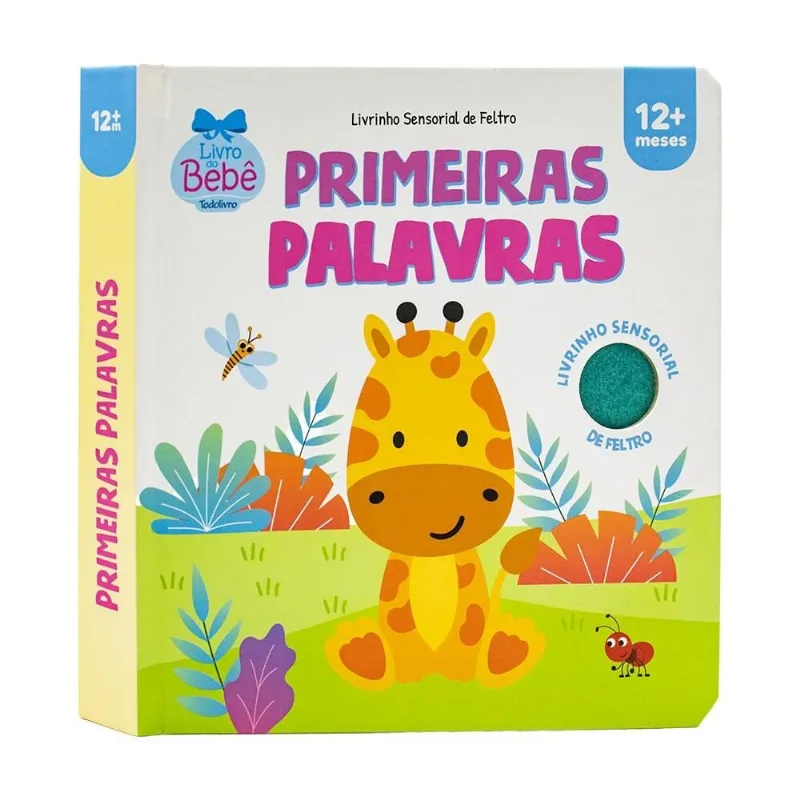 Livrinho Sensorial De Feltro: Primeiras Palavras