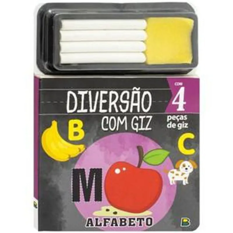 Livro Diversão Com Giz: Alfabeto Brasileitura (MP)
