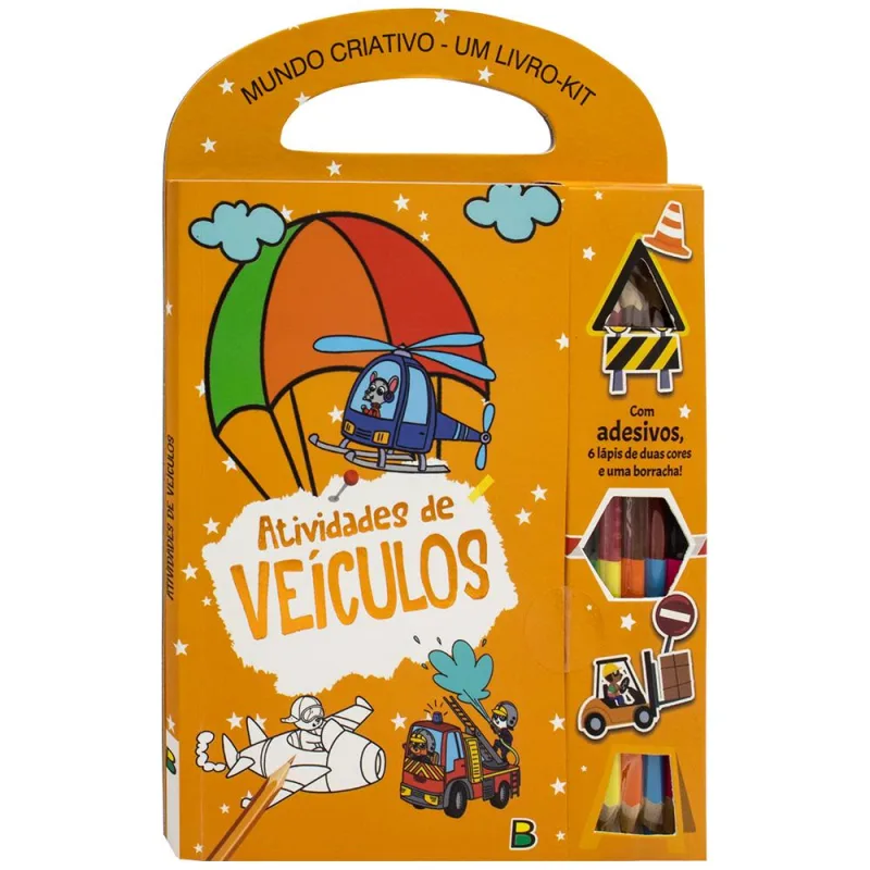 Mundo Criativo - Um Livro Kit - Atividades De Veículos - LC