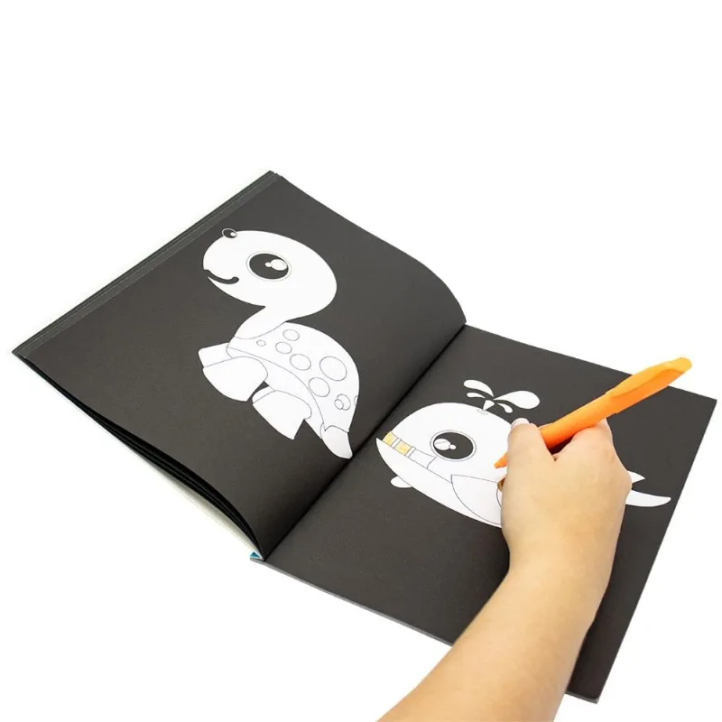 Escolha Seu Tema - Livro Infantil De Colorir Neon - Oceano