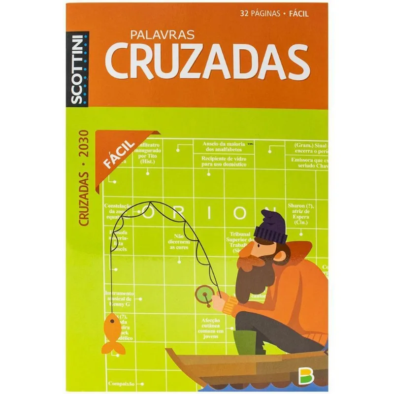 Livro Scottini Cruzadas N.2030 Fácil Brasileitura (MP)