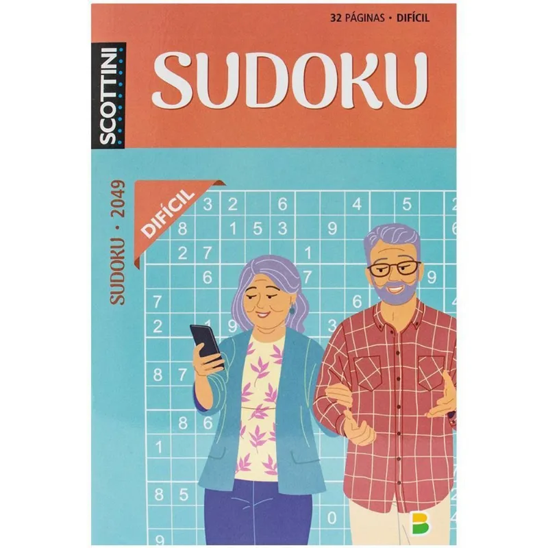 LIVRO SCOTTINI SUDOKU (32P) N.2049 (DIFÍCIL) (MP) - BRASILEITURA