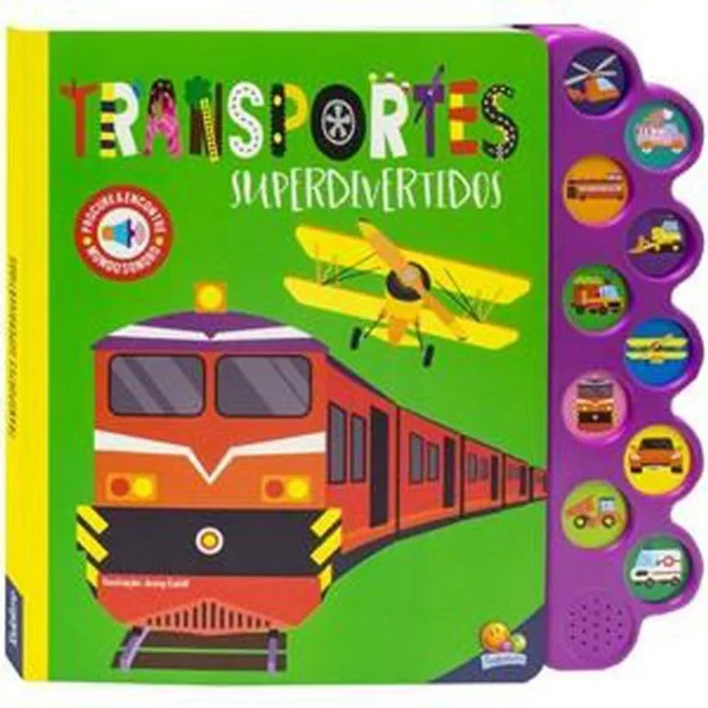 Livro Mundo Sonoro Procure & Encontre: Transportes Super Divertidos (m P) Todolivro