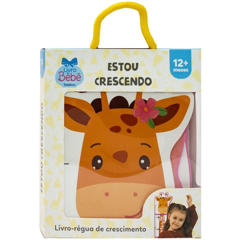 Livro-Leporello Estou Crescendo - Rosa - LC - Livros