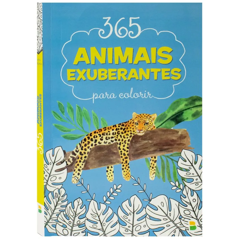 365 Animais Exuberantes Para Colorir - LC - Livros