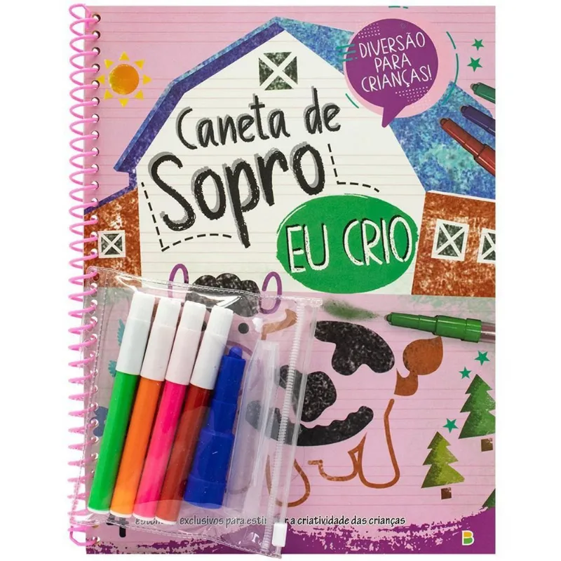 LIVRO CANETA DE SOPRO: EU CRIO (MP) - BRASILEITURA