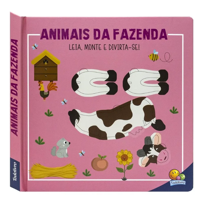 Leia, Monte E Divirta-Se! Animais Da Fazenda