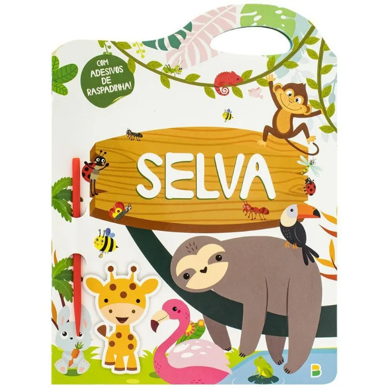 LIVRO COLE & RABISQUE! SELVA (MP) - BRASILEITURA