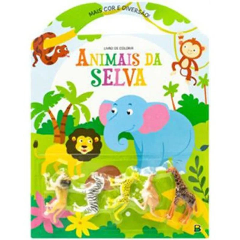 Livro Mais Cor E Diversão! Selva Brasileitura (MP)