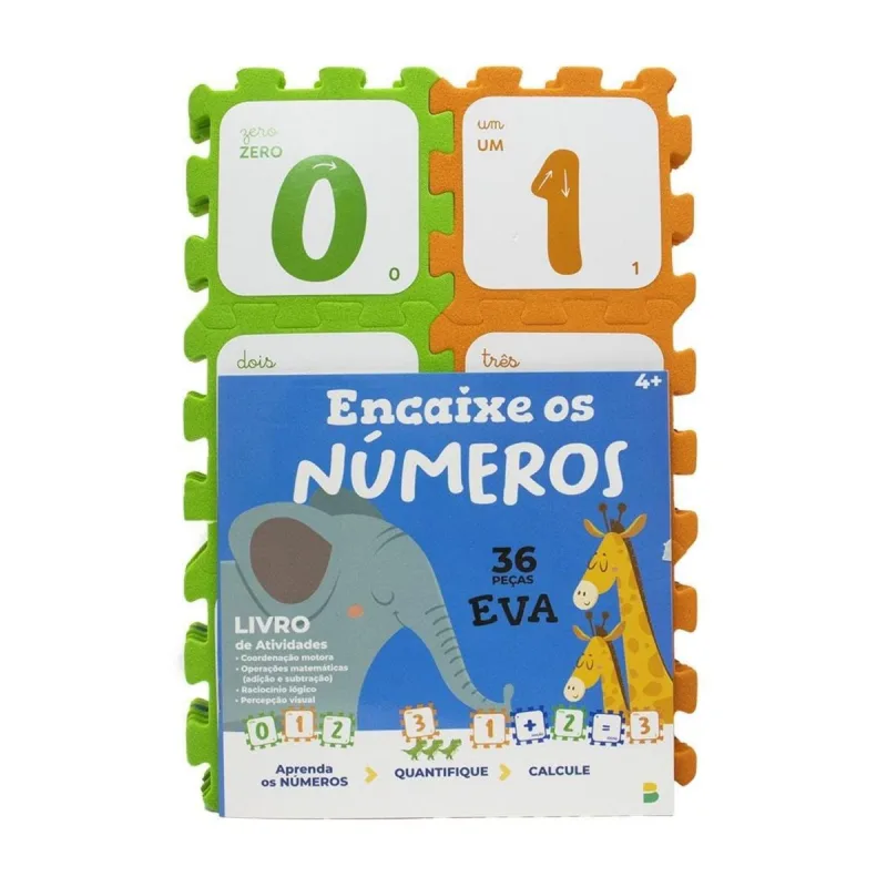 Livro Catavento Encaixe e Aprenda os Números - Catavento - Utilidades E Casa