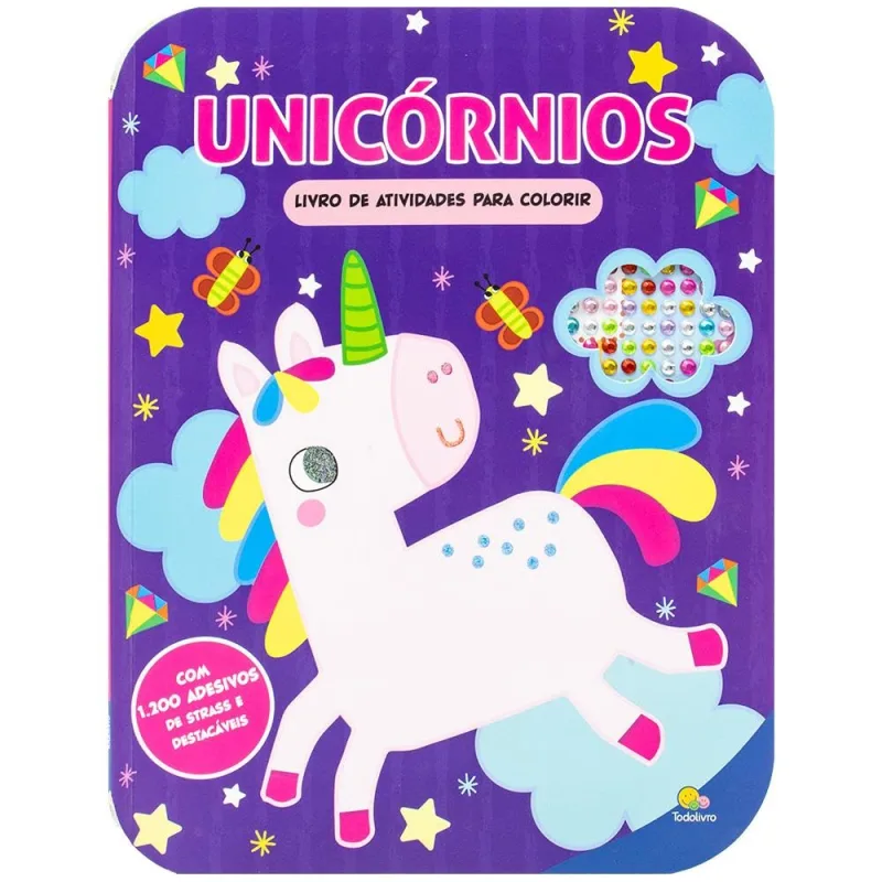 Adesivos Brilhantásticos - Unicórnios - LC - Livros