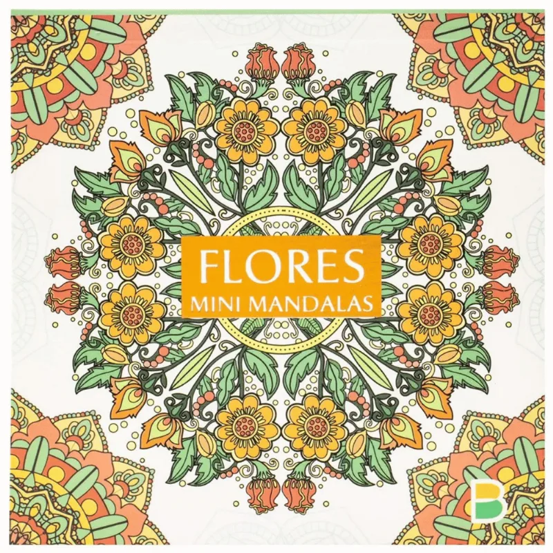 Mini Livro Mandalas Encantadas - Todolivro - Flores Todolivro